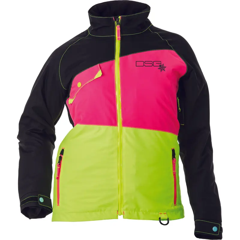 DIVAS VERGE JACKET BLACK/PINK/YELLOW 2X 51243