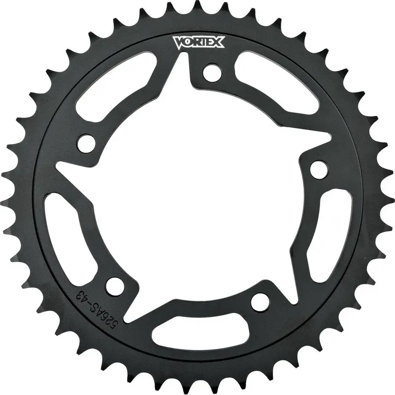 VORTEX STEEL REAR SPROCKET BLACK 44T 251S-44