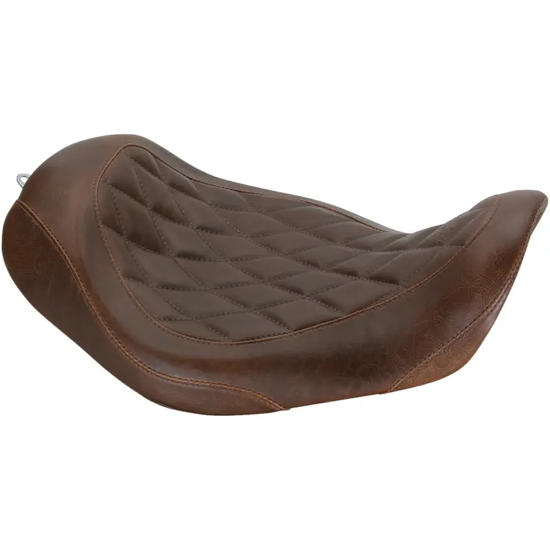 MUSTANG Seat - Wide Tripper* Solo - without Backrest - Diamond - Brown 76706
