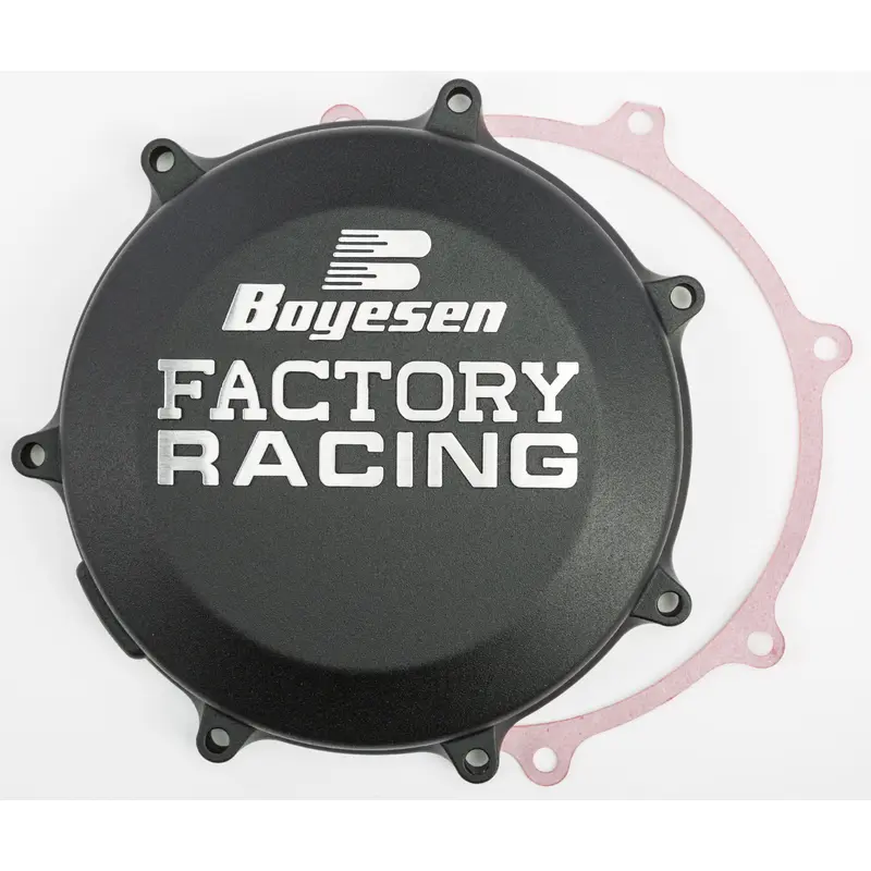 BOYESEN FACTORY RACING CLUTCH COVER KAW BLACK CC-18CB