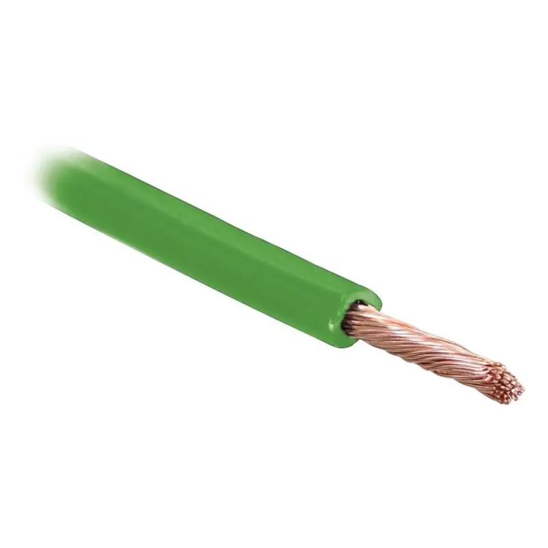Electrical Cable - 1 Core, 2.5mm Cable, Green (Length: 10M) - Sparex Part No. S.26957