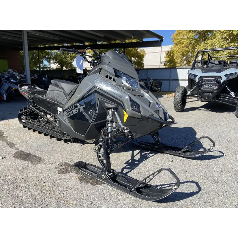 New 2025 Polaris Boost PRO RMK 155 Shadow Gray / Gloss Black