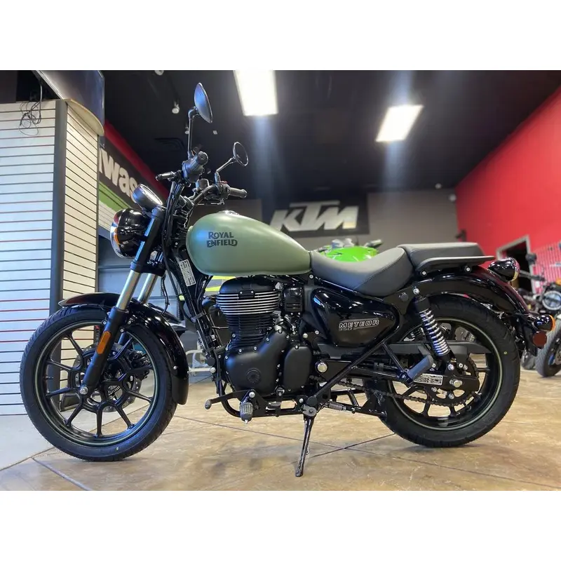 New 2024 Royal Enfield Meteor 350 Fireball Matte Green