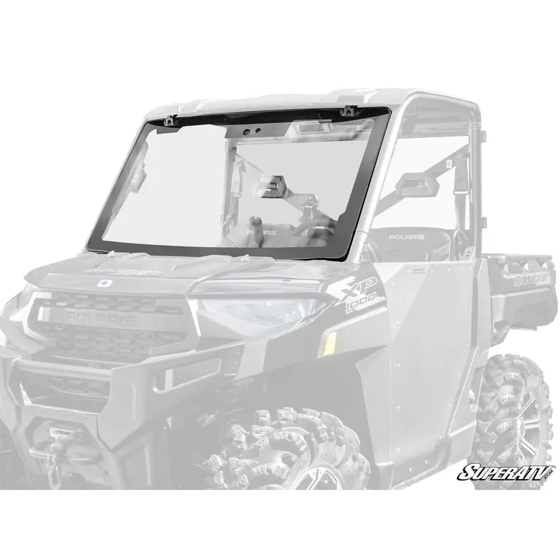 SuperATV Polaris Ranger XP 900 MaxDrive Power Flip Glass Windshield