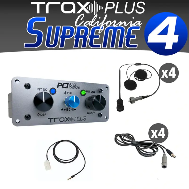TRAX PLUS CALIFORNIA SUPREME 4 by PCI Race Radios