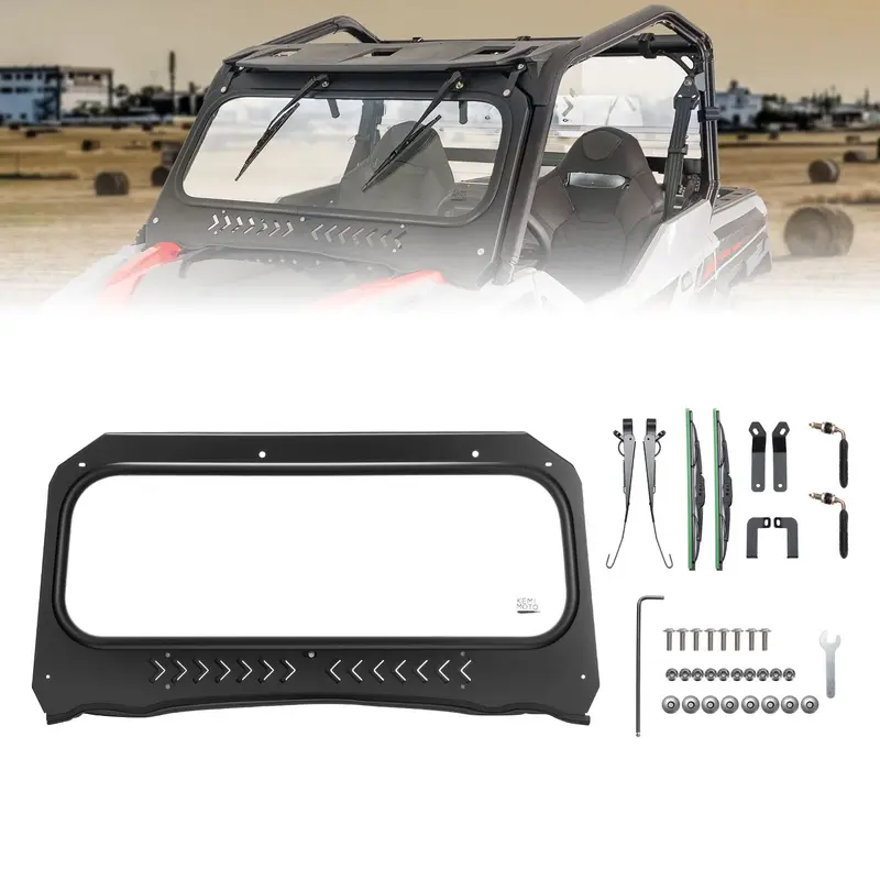 UTV Glass Windshield Front Windshield for Polaris General 1000, XP 1000, 4 1000