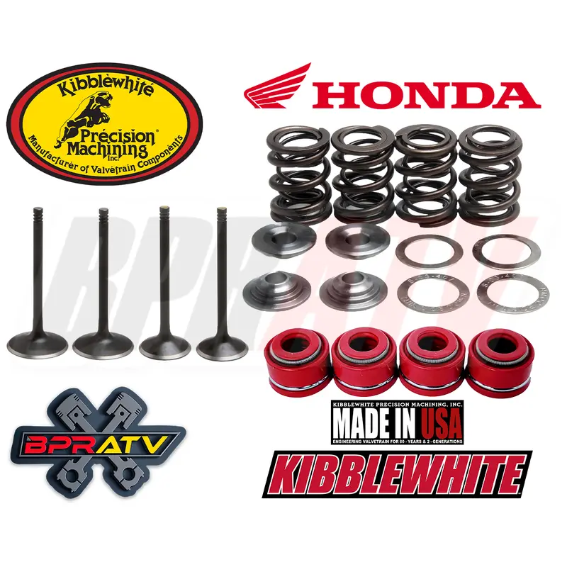 93-09 TRX300EX TRX 300EX 300X Kibblewhite Intake Exhaust Valves Seals Spring Kit