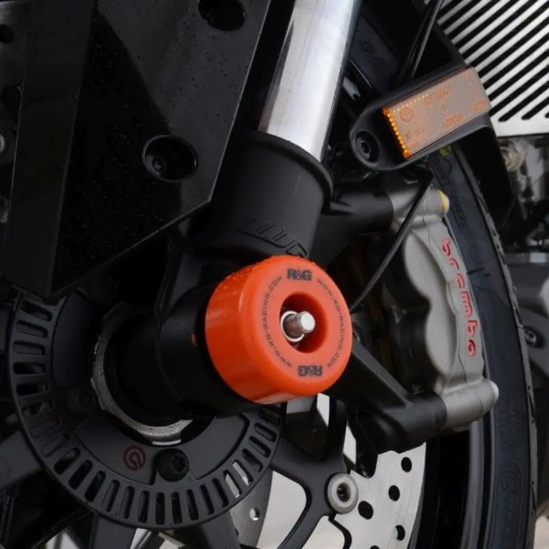R&G Racing Orange Fork Protectors For 2019-2020 KTM 1290 Super Duke GT FP0227OR