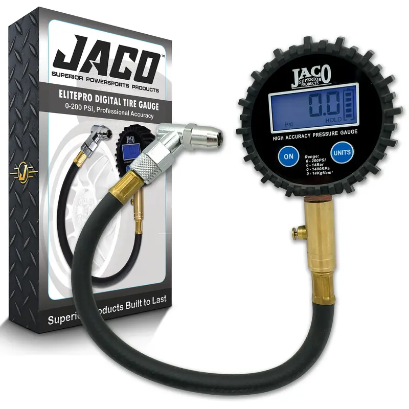 ElitePro Digital Tire Pressure Gauge - Professional Accuracy - 200 PSI