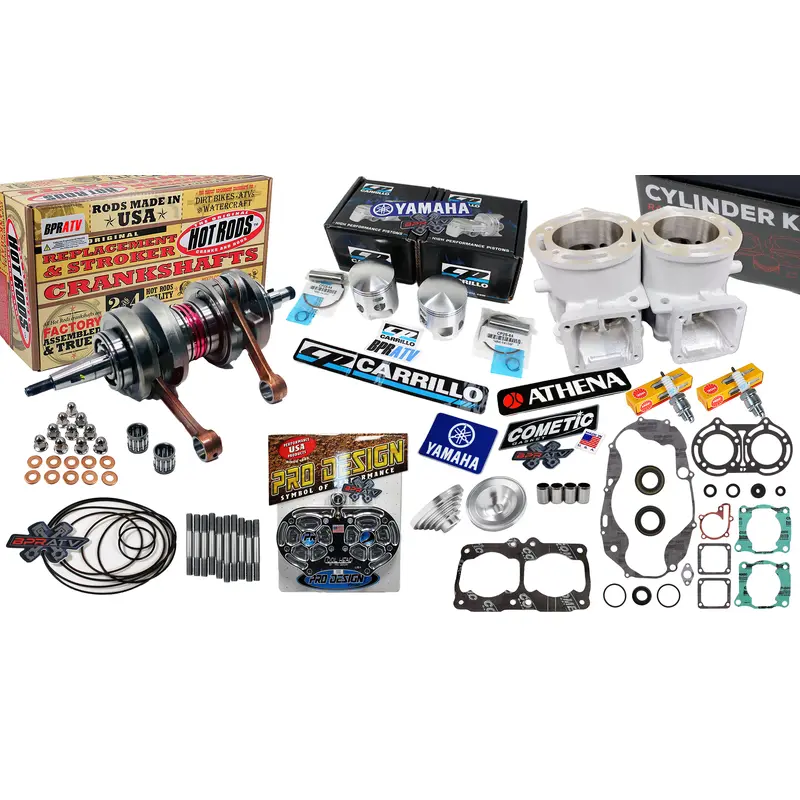 Yamaha Banshee Athena 421cc Stroker Big Bore Kit CP Pistons Crank Head Domes Cub
