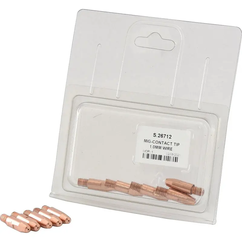 MIG Contact Tip 1.0mm wire (Agripak 5 pcs.) | Sparex Part No.S.26712