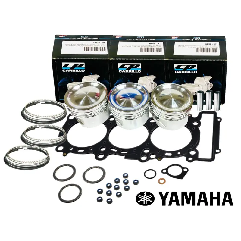 YXZ1000R SS EPS Hi Comp 12.5:1 CP Pistons Race Gas Top End Rebuild Redo Kit