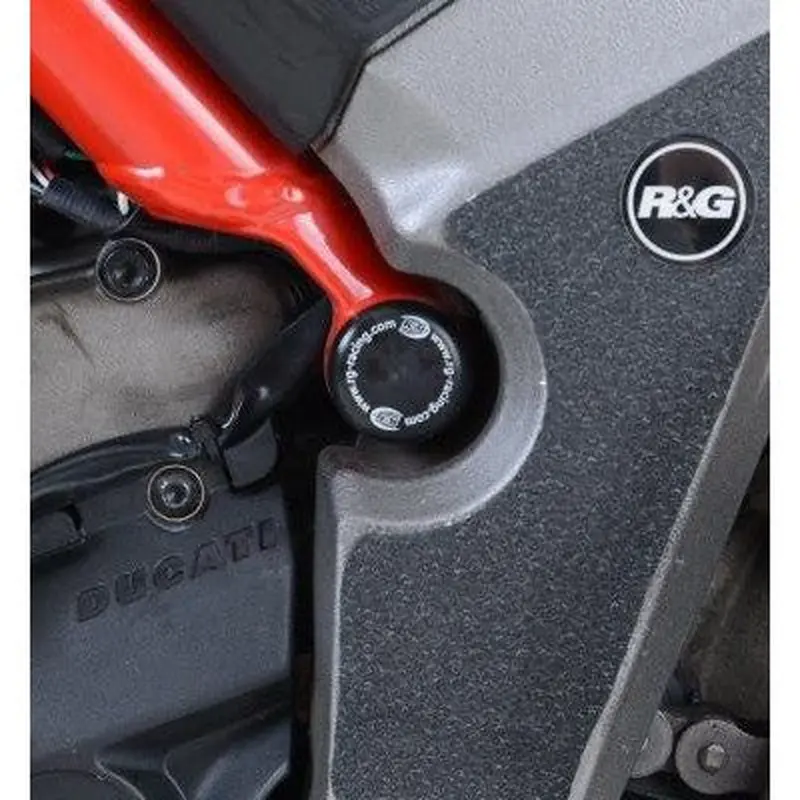 R&G Racing Black Frame Plug For 2022-2024 Ducati DesertX