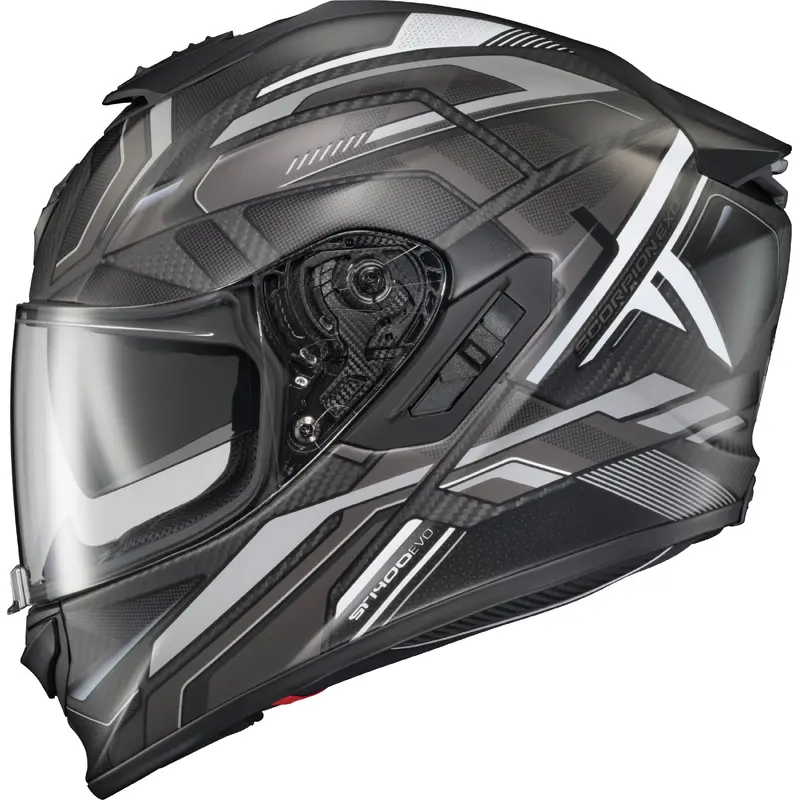 Exo St1400 Evo Carbon Helmet Hex Matte Grey Md