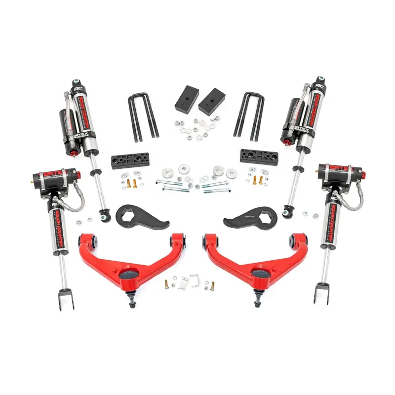 3 Inch Lift Kit | Vertex | w/ Overloads | Chevy/GMC 2500HD/3500HD (20-25) | 97750RED