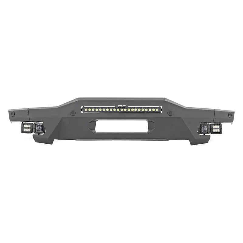 Front Bumper | Modular | Stubby Wings | Flood | Fog | Ford Bronco 4WD (21-25) | 51084
