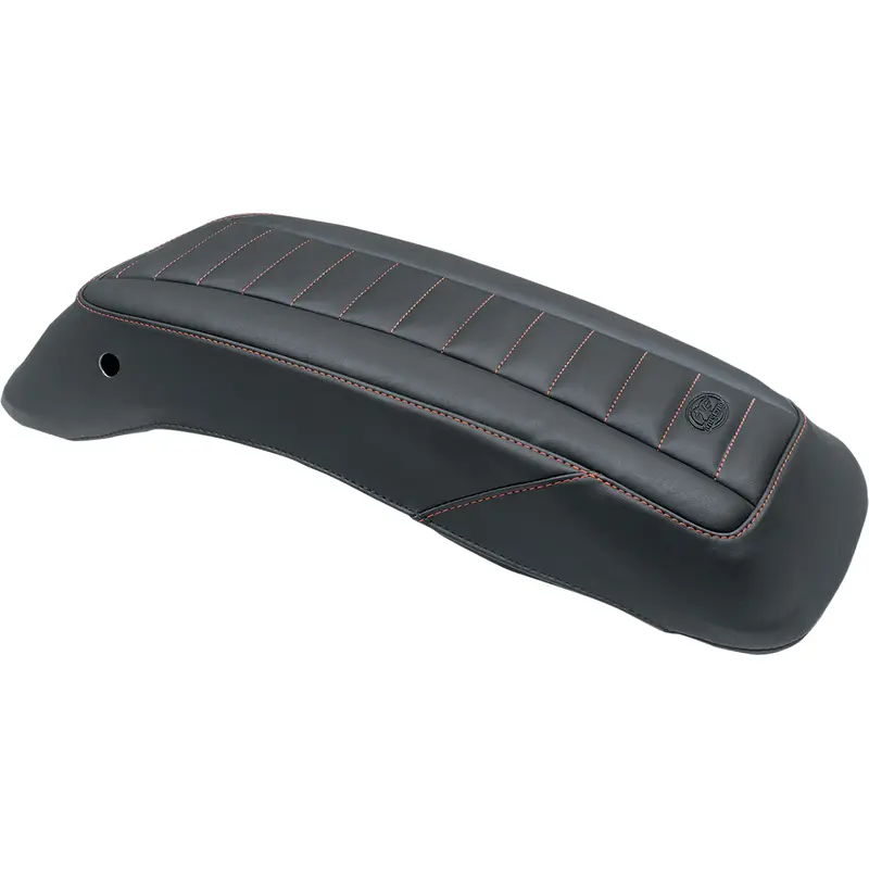 MUSTANG Saddlebag Lid Covers - Black/Red - '14-'21 FL 77640AB