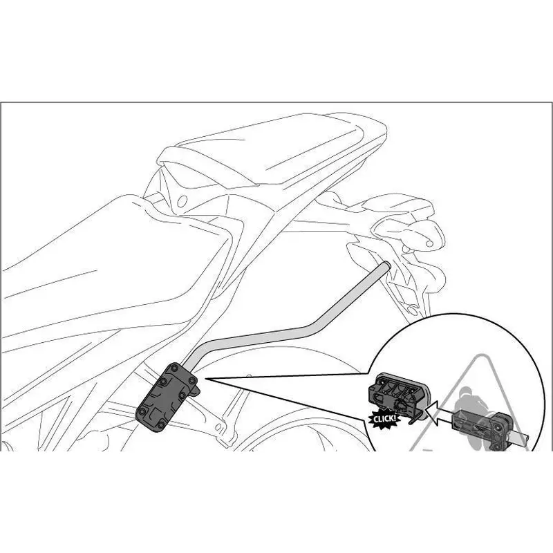 PANNIER MOUNTS SW MOTECH BLAZE QUICK LOCK SPACER BAR TRIUMPH