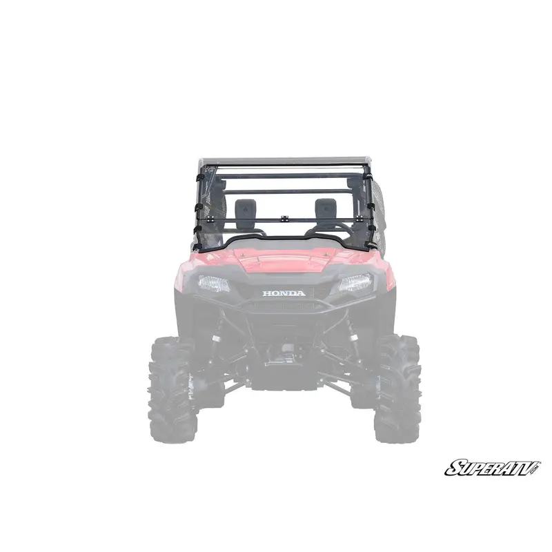 SuperATV HONDA PIONEER 700 SCRATCH RESISTANT FLIP DOWN WINDSHIELD