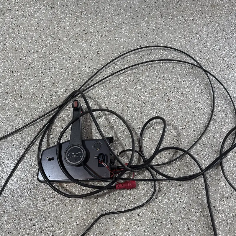 OMC Control box W/Power Trim Switch Cables 8 1/2 ft Main harness 16ft