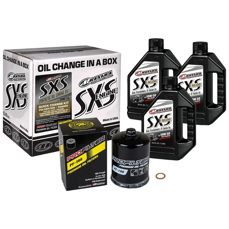 Maxima Quick Change Kit 10W50 Polaris RZR/Ranger
