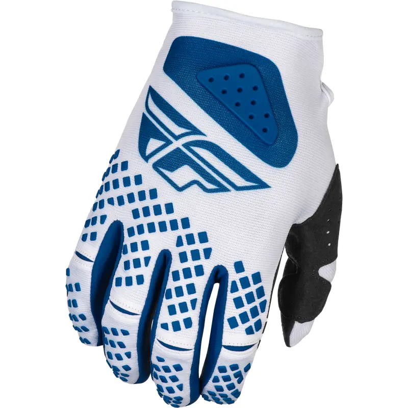 Kinetic Center Gloves White/Navy Md