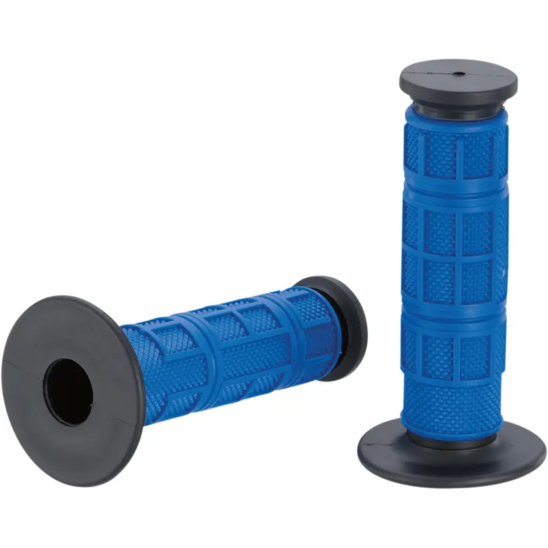 MOOSE RACING Grips - Qualifier - Full Waffle - Blue MG-11-UBM