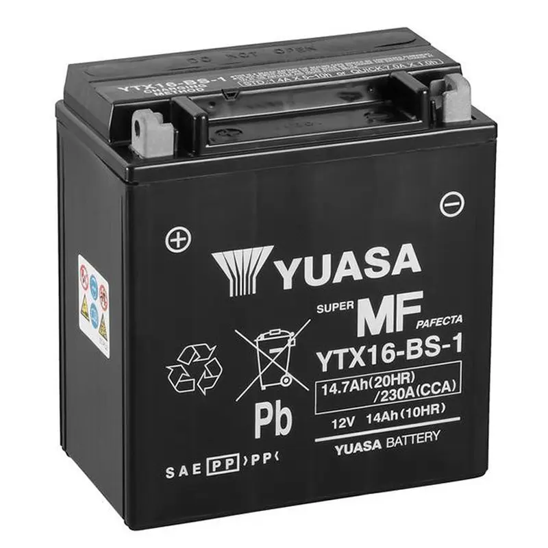 YTX16-BS-1 Non-DG Factory Sealed Battery Yuasa (YTX16BS1)