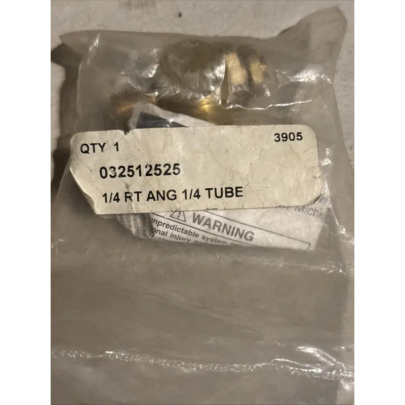 Parker 3251-2525 1/4 NPT RT Angle Flow Control 1/4 T 032512525 Right Angle Tube