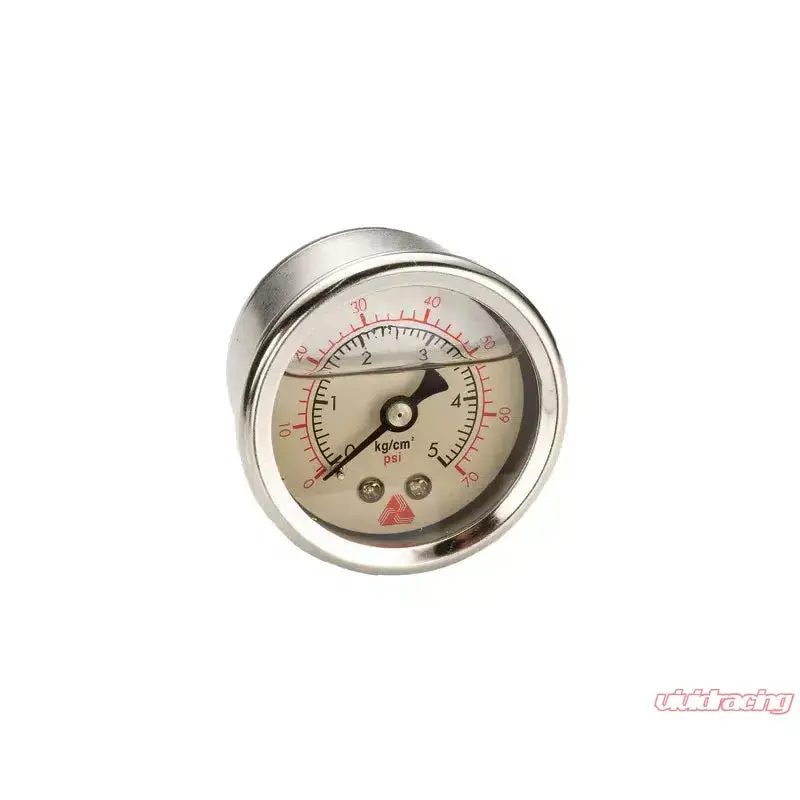 NRG 70psi Titanium Fuel Regulator Gauge Universal