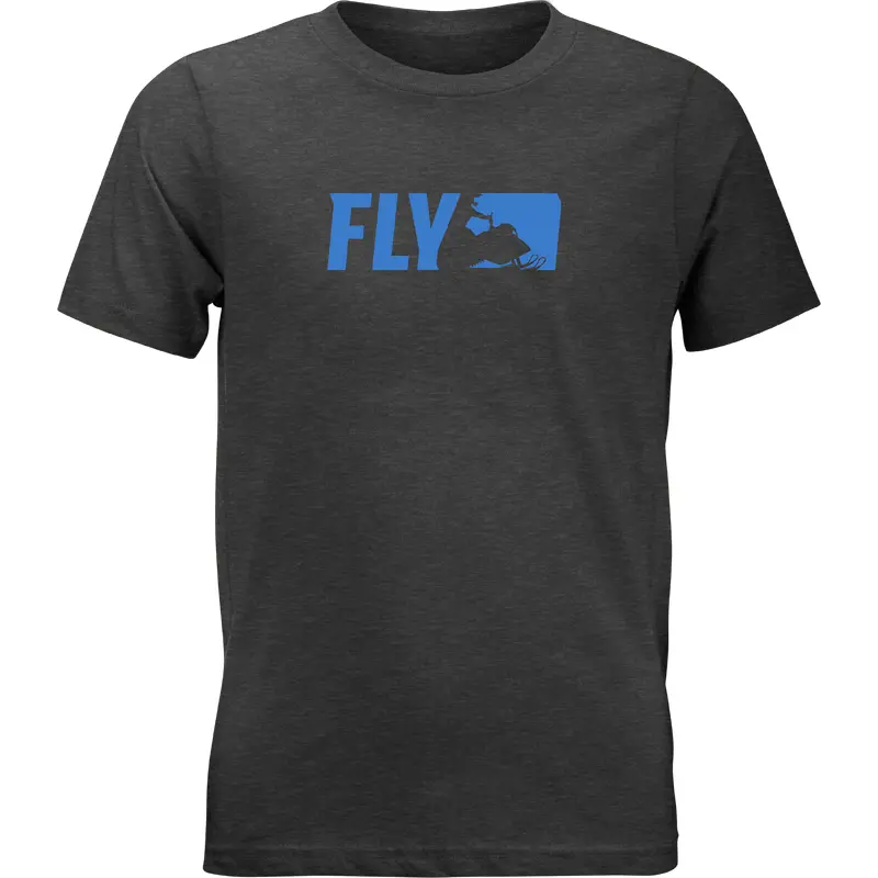 Fly Youth Primary Tee Charcoal Yx