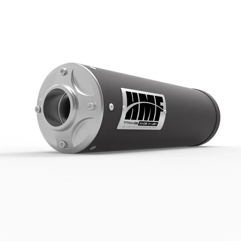 HMF Muffler Yamaha Wolverine 16-18 Gun Metal Titan-QS Slip On Exhaust
