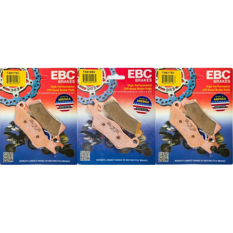 EBC severe duty front & rear brake pads kit fits 2013-2015 Can-Am Outlander