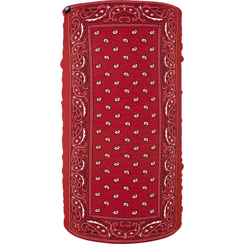 ZAN HEADGEAR Motley Tube? Fleece Lined Tube - Red Paisley TF106