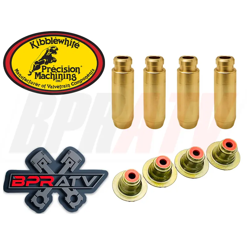 16-24 Polaris RZR XP Turbo S Kibblewhite EXHUAST Valve Guides & RED Viton Seals