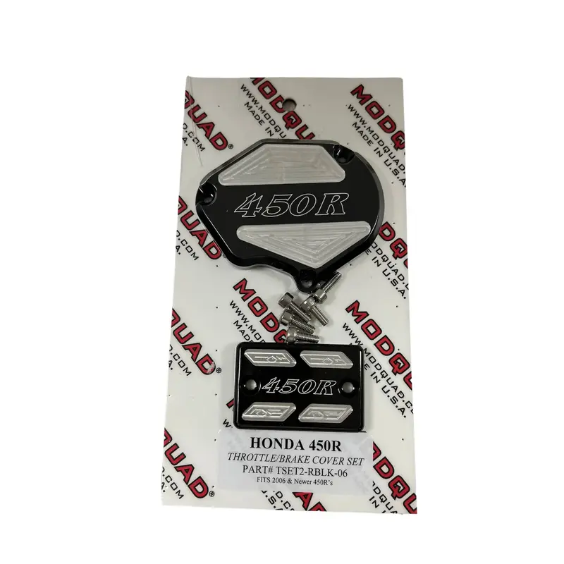 Honda TRX450R Throttle & Brake Cover Set  Black