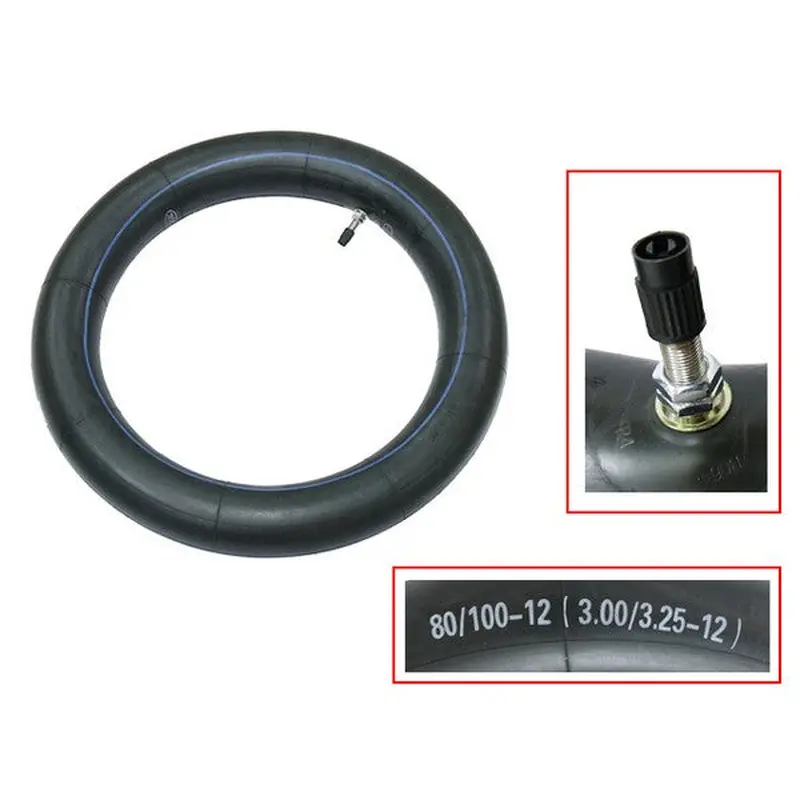 TUBE HEAVY DUTY TYRE TECH 80/100-12  3.00-3.25-12 3MM THICKNESS