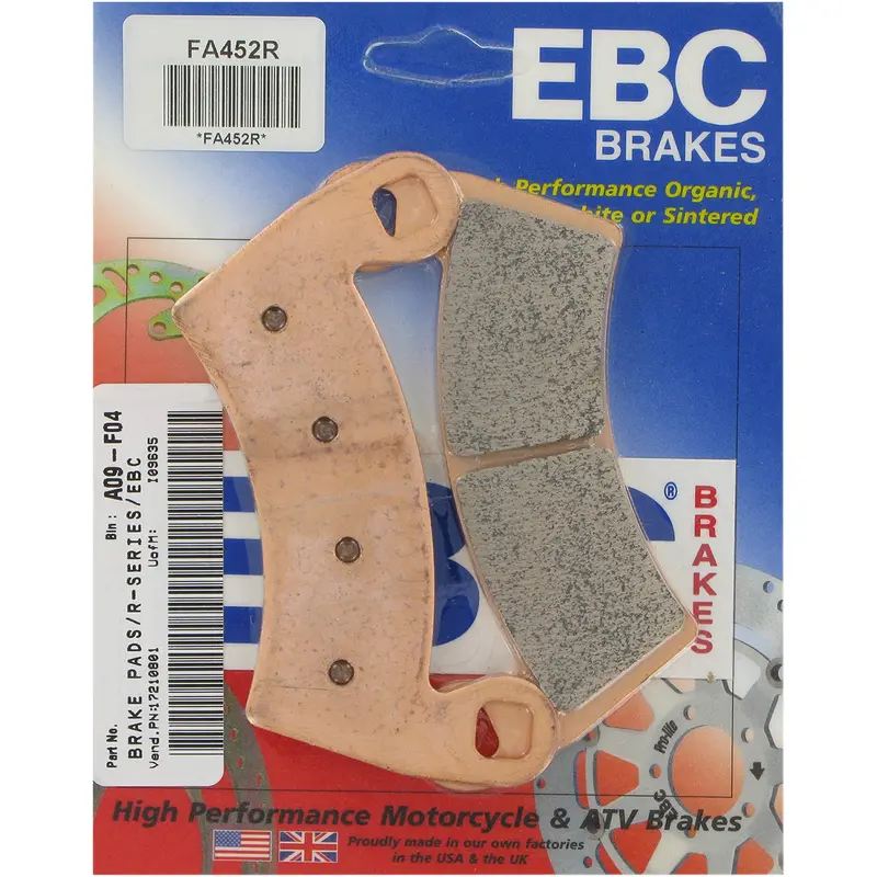 EBC Sintered "R" Brake Pads FA452R RZR General Ranger XP1000