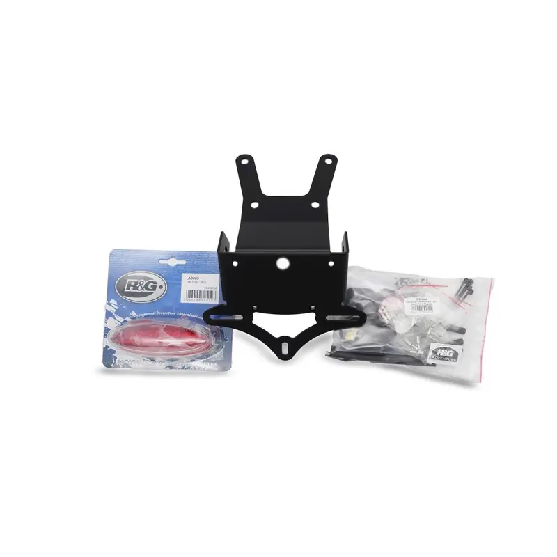 R&G Racing Black Tail Tidy License Plate Holder For 2019-2020 Honda CRF250L