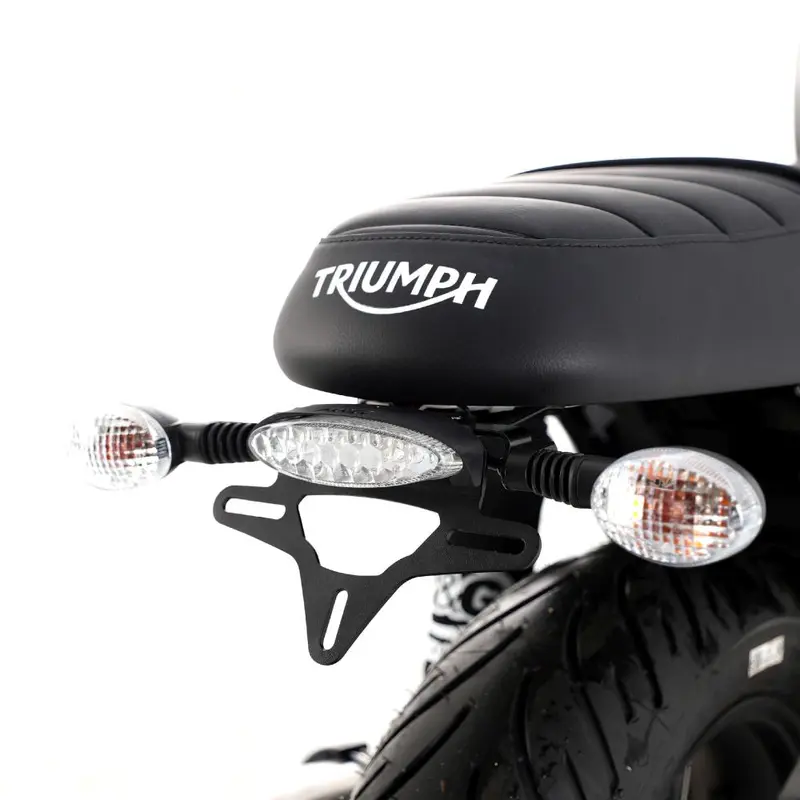 R&G Racing Black Tail Tidy License Plate Holder For 2023-2024 Triumph Speed Twin 900
