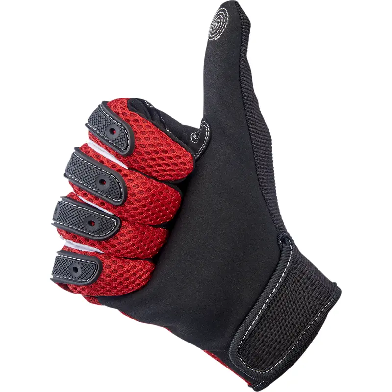 BILTWELL Anza Gloves - Red - Large 1507-0801-004