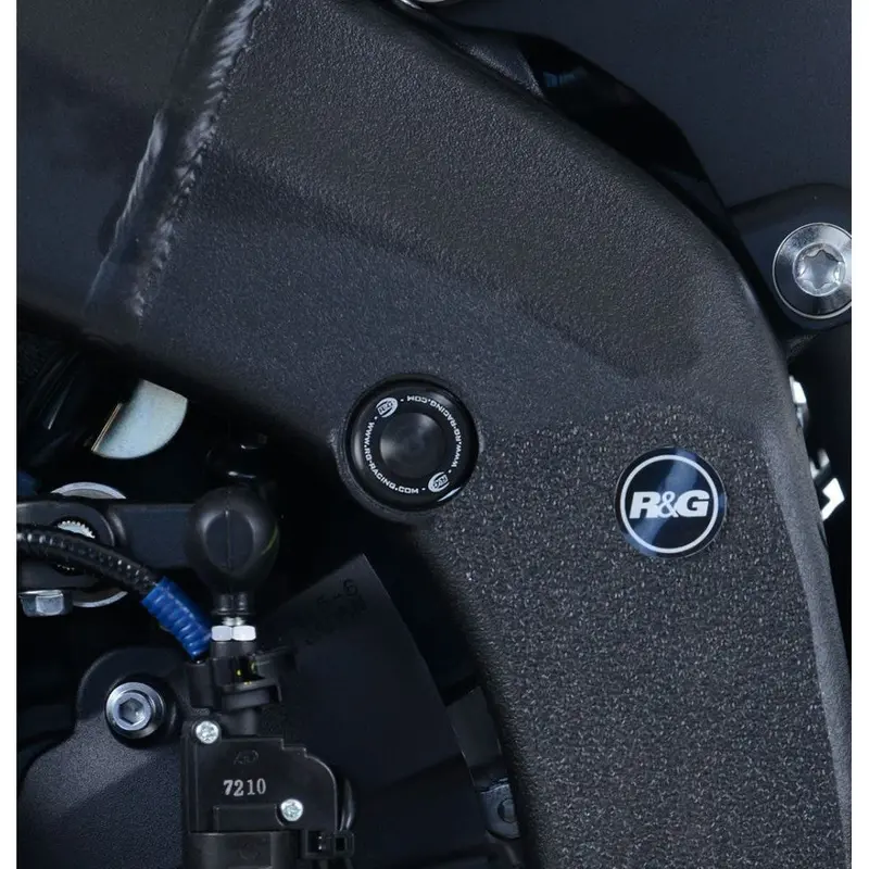 R&G Racing Black Frame Plug Upper Left For 2017-2020 Yamaha YZF R6 FI0134BK