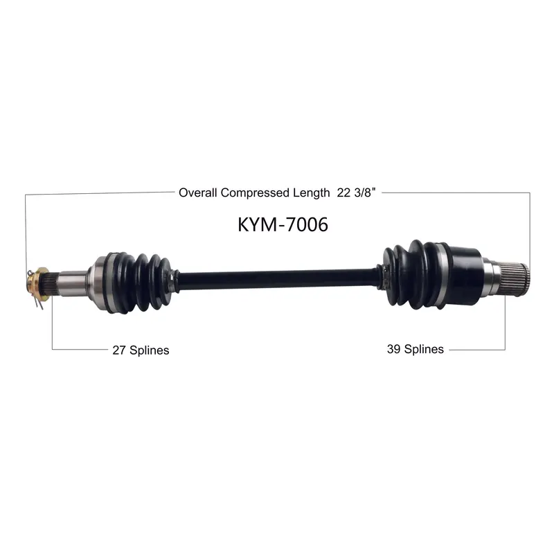 2010-2018 Kymco ATV MXU 500i MXU 700I rear Left cv axle shaft KYM-7006