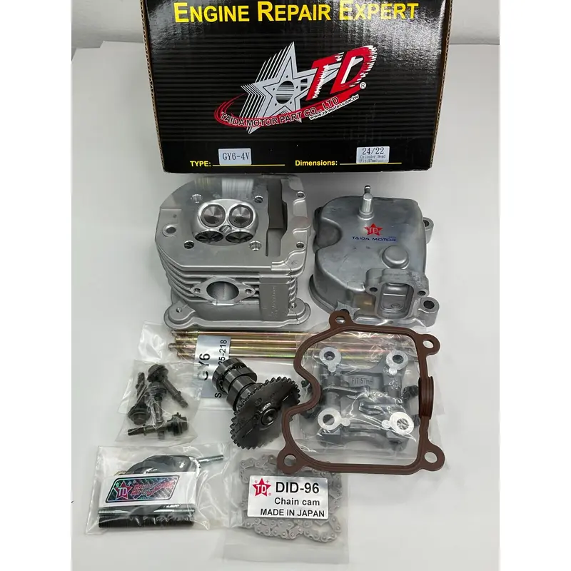 Taida Scooter GY6 150cc 4 Valve Cylinder Head for 57mm Spacing Kit 22/24