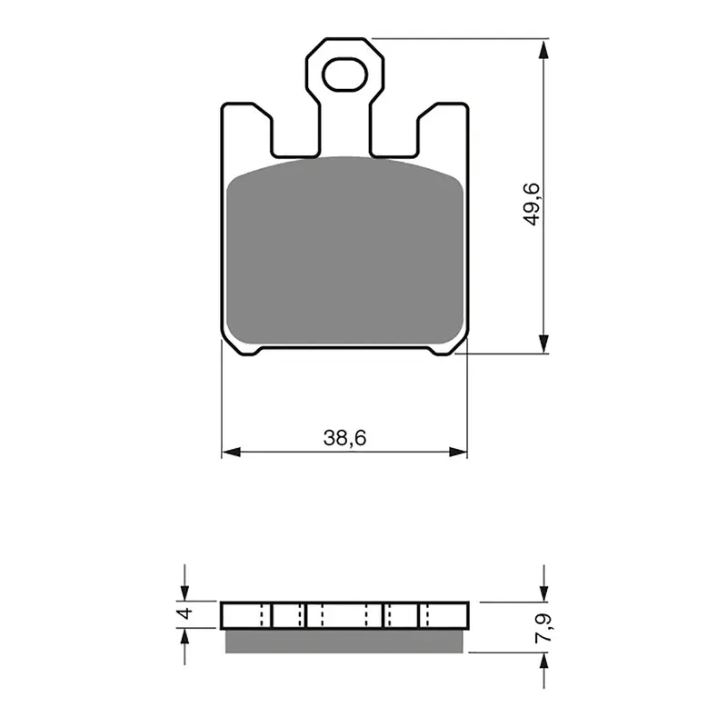 BRAKE PADS GOLDFREN SINTERED SPORTS GF200 - S3 ( PH328 )