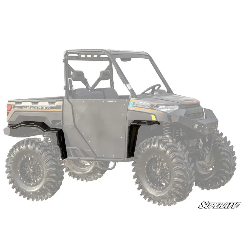 POLARIS RANGER XP HD WHEEL ARCH FENDER FLARES MUD GUARDS, SUPER ATV FF-P-RAN1K