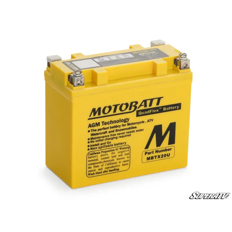Can-Am Maverick Trail Motobatt Battery Replacement