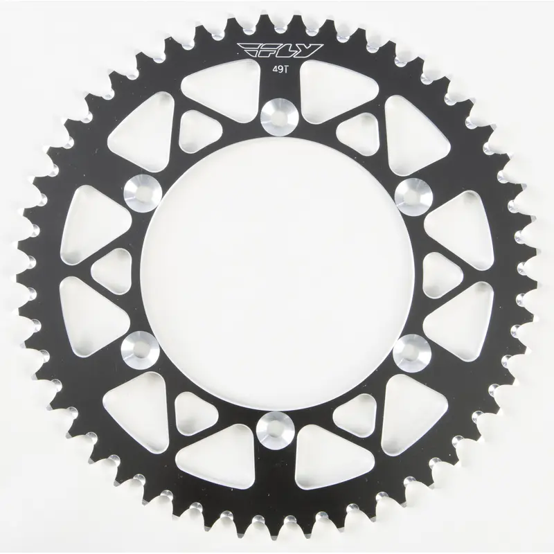 FLY RACING SPROCKET REAR 49T BLACK 208-49 BLK