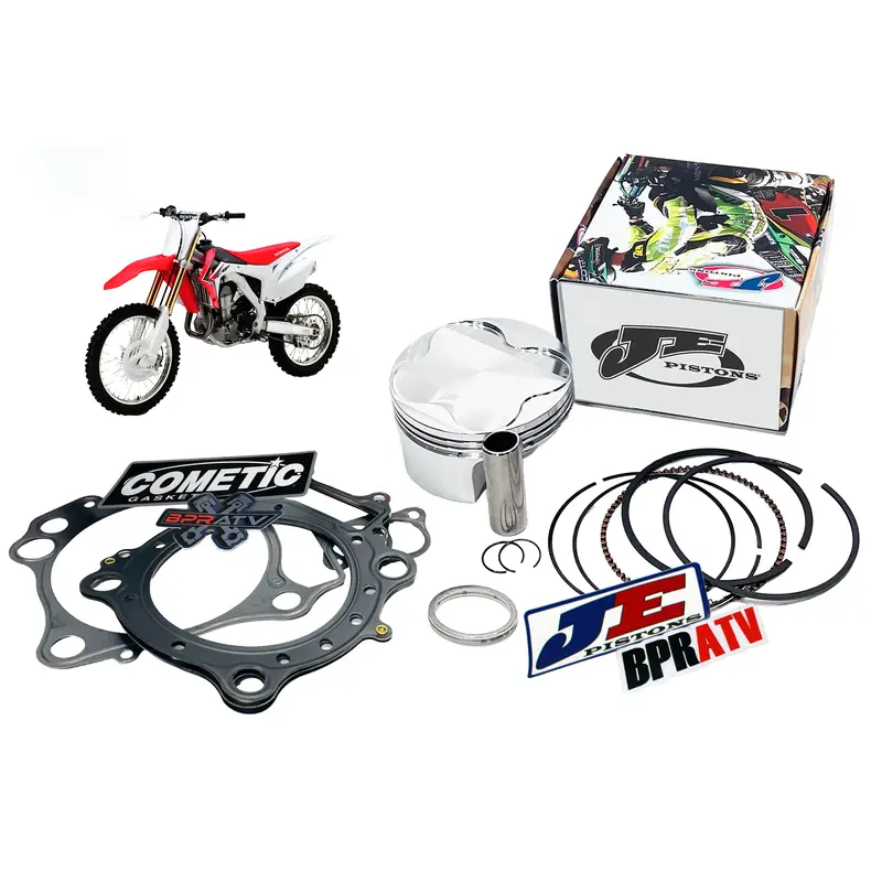 02-08 CRF450R CRF 450R 96mm Stock Bore 14:1 JE PRO Series Piston Cometic Gaskets