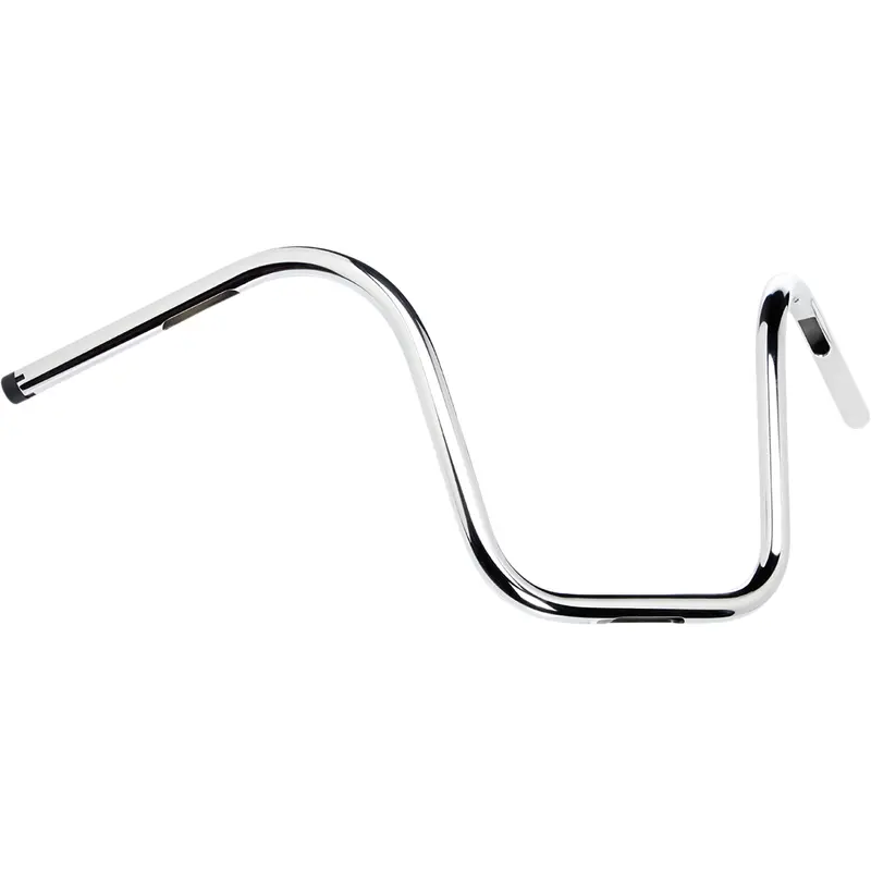 BILTWELL 1" Handlebar w/ TBW Plugs - Ape Hanger - Chrome 6004-1057